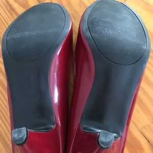 Mossimo Supply Co. Shoes - Mossimo Open-Toe Red Heels Mossimo Supply Co. Shoes - Mossimo Open-Toe Red Heels